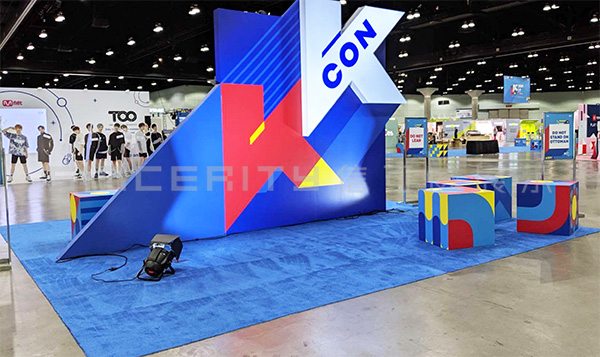 信可威國外展臺(tái)設(shè)計(jì)現(xiàn)場(chǎng)圖