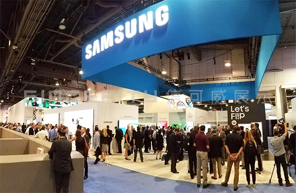 信可威國外展臺設計現場圖