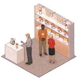 產(chǎn)品陳列式小展位設計技巧