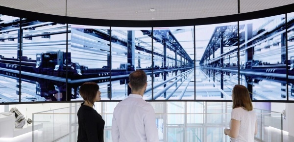 電梯企業(yè)展廳設(shè)計(jì)案例