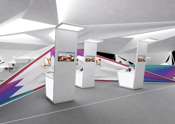 美觀又實用的展廳造型！