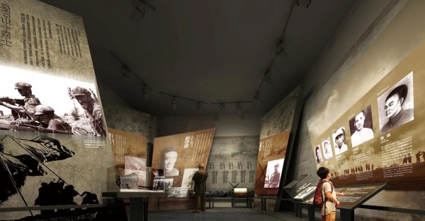 膠東百年名人展陳列設計