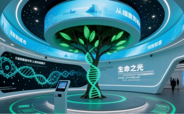 健康產(chǎn)業(yè)園展廳設(shè)計