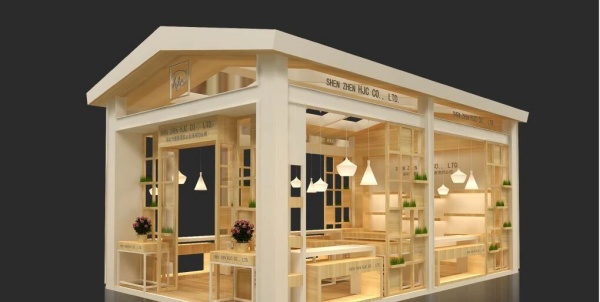 展廳設計以自然為韻，打造溫馨質感空間