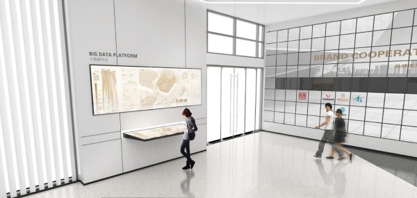 現(xiàn)代企業(yè)展廳效果設(shè)計(jì)以品牌基因重構(gòu)空間敘事邏輯