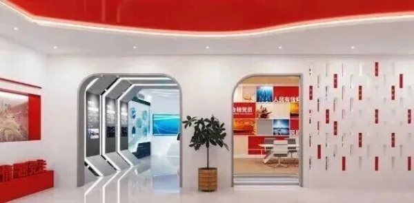 展廳設計空間設計的 “紅色 +”