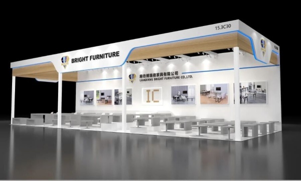 展廳設計以簡約為筆，勾勒家具品牌的專業與質感