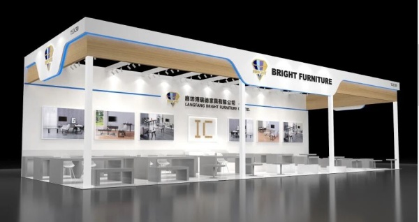 展廳設計以簡約為筆，勾勒家具品牌的專業與質感