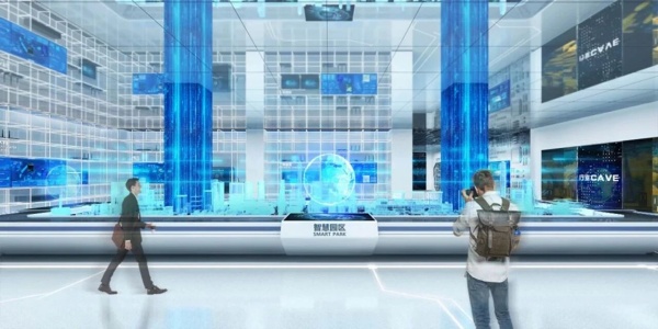 開放式·數(shù)字經(jīng)濟(jì)科技展館展廳設(shè)計(jì)分享