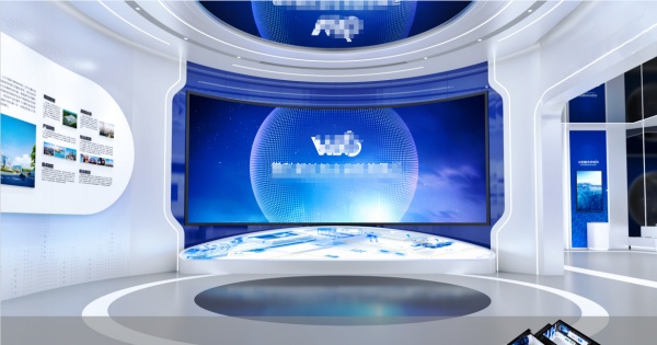 科技企業(yè)展廳設(shè)計效果圖