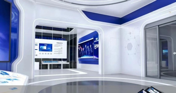 科技企業(yè)展廳設(shè)計效果圖