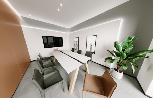 現(xiàn)代辦公室展廳設(shè)計