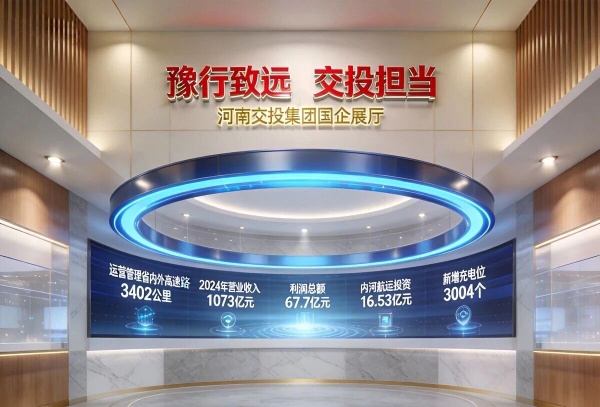 河南交投集團展廳設(shè)計——藏著中原交通的奮斗與遠方