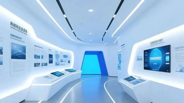 紅韻領(lǐng)航?科技筑夢——黨建與企業(yè)文化展廳融合設(shè)計