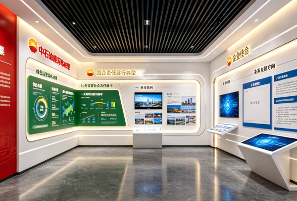 中國石油物資分公司展廳設(shè)計方案重磅出爐！