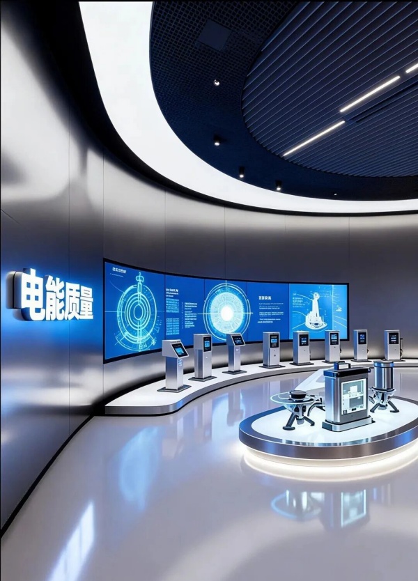 科技展廳設(shè)計｜用光影與線條，重構(gòu)工業(yè)科技美學(xué)